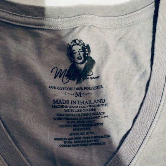 MARILYN MONROE TEE SHIRT BY SAM SHAW - NWOT - Picture 3 of 3